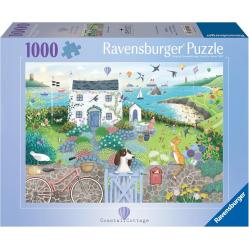 Ravensburger - Puzzle - Coastal Cottage 1000p (12001104) - Toys
