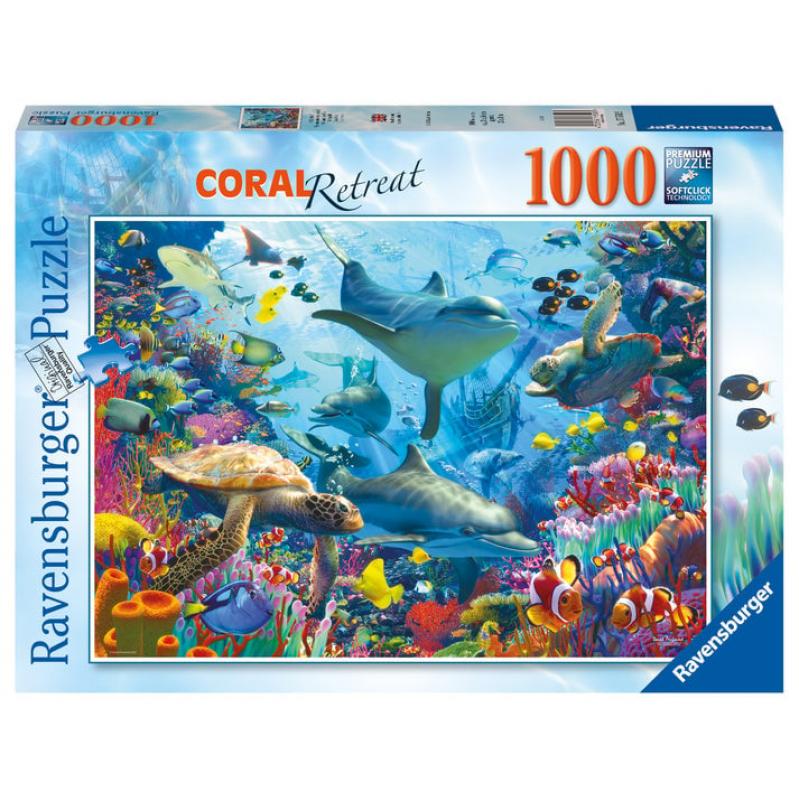 Ravensburger - Puzzle - Coral Reef Retreat 1000p 12001172 - Toys
