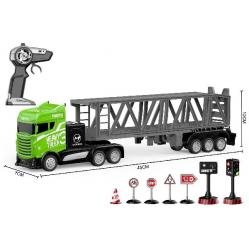 Crazon - Truck R-C w hanger AND signs 116 24GHz green 534662 - Toys