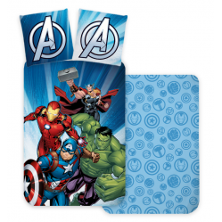 Bed Linen Adult Size 140 x 200 cm Avengers 1000847 Baby and Children
