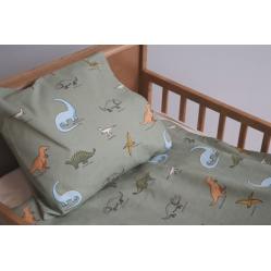 By Mats - Bed Linen Junior Size 100 x 140 cm - Dino MAT109 - Baby and Children