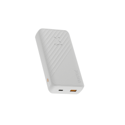 Xtorm - 15W FastCharge Go2 Powerbank 20.000 - Ash White - Electronics