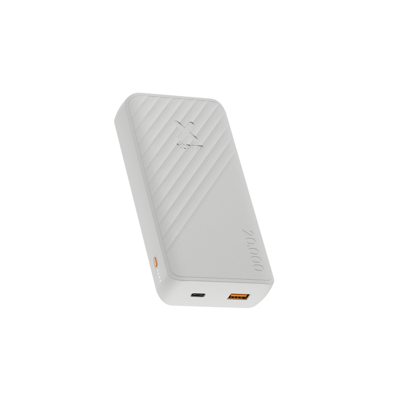 Xtorm - 15W FastCharge Go2 Powerbank 20.000 - Ash White - Electronics