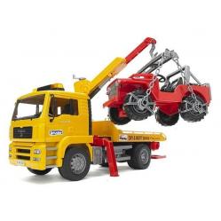 Bruder - Man TGA Breakdowntruck with Cross Country Vehicle 02750 - Toys