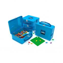 Plus-Plus - Suitcase Metal blue 600 pc - Toys
