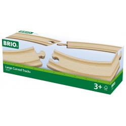 BRIO - Large Curved Tracks 33342 - Toys