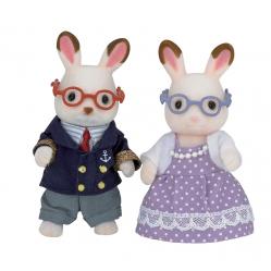 Sylvanian Families - Chocolate Rabbit Grandparents 5190 - Toys