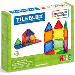 Tileblox - Rainbow - 14 pcs set 3200 - Toys