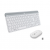 LOGITECH Slim Wireless Keyboard and Mouse Combo MK470 - OFFWHITE - NORDIC