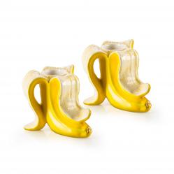 Candlestick - Banana Romance 2 pcs 210735 - Home and Kitchen