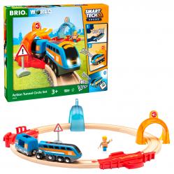 BRIO - Smart Tech Sound Action Tunnel Circleset 33974 - Toys