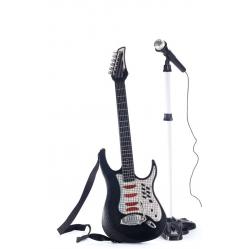 Music - Electric Guitar with Microphone AND Stand (501073) - Toys