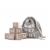 Ooh Noo - Wooden alphabet blocks, white (40AB1502) - Toys