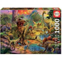 Educa - Puzzle 1000 - Land of Dinosaurs 017655 - Toys