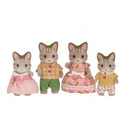 Sylvanian Families - Striped Cat Family (5180) - Toys