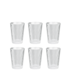 Stelton - Pilastro Drinking Glass 24 cl (6 pcs) - Home and Kitchen