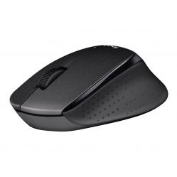 Logitech - M330 Mouse USB Optical Black Wireless - Computers