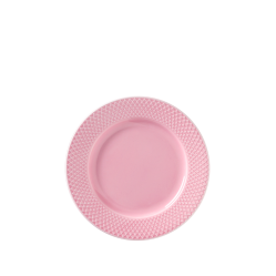 Lyngby Porcelæn - Rhombe Color Lunch Plate 21 cm - Rosa - Home and Kitchen