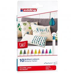 Edding - 10 Felt Textile Colors Fun 706830 - Toys