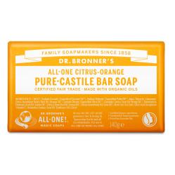 Dr. Bronner's - Bar Soap Citrus Orange 140 g - Beauty