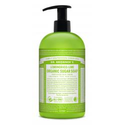 Dr. Bronner's - Organic Sugar Soap Lemongrass Lime 710 ml - Beauty