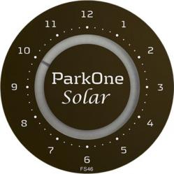 ParkOne - Solar Black Electronic Parking Disc - Electronics