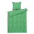 Juna - Bæk&Bølge Bed Linen 140x200 cm - Green & Sand - Home and Kitchen