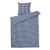 Juna - B&aelig;k&B&oslash;lge Bed Linen 140x200 cm -  Dark Blue & White - Home and Kitchen