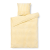 Juna - Bæk&Bølge Bed Linen 140x200 cm - Yellow & White - Home and Kitchen