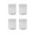 House Doctor - Rich Glass - H11 cm - Clear - Set of 4 - Home and Kitchen