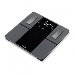 Beurer - BF 500 Super Black Edition Diagnostic Bathroom Scale - 5 Years Warranty - Electronics