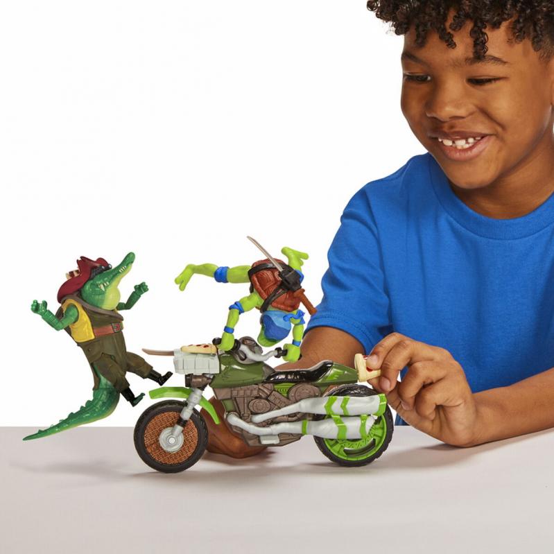 Turtles Mutant Mayhem - Vehicle with Figur Assorted (46-83430) - Toys