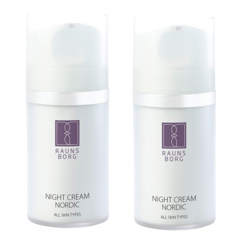 Raunsborg - 2 x Night Cream For All Skin Types 50 ml - Beauty