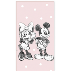 Towel - 70x140 cm - Mickey & Minnie Mouse (110059) - Baby and Children