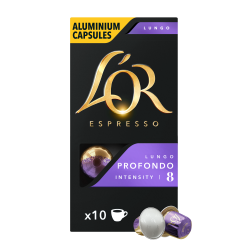 L'OR Capsules - Lungo Profondo - Coffee Capsules - 10 pcs - Food & Drink