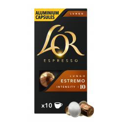 L'OR Capsules - Lungo Estremo - Coffee Capsules - 10 pcs - Food & Drink