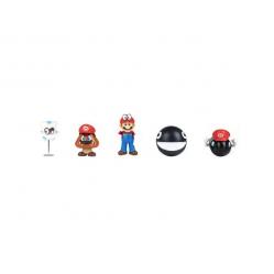 Nintendo - Super Mario Figure 5 Pack 6cm (410422) - Toys