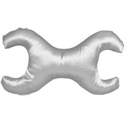 Save My Face - La Petite Small Pillow w. 100% Silk Cover Silver - Beauty