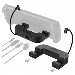 Nyko Steam Deck Power Dock 7-In-1 Usb-C Docking Station - PC