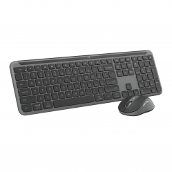 Logitech - Signature Slim Wireless Keyboard and Mouse Combo MK950 Graphite Nordic - Computers
