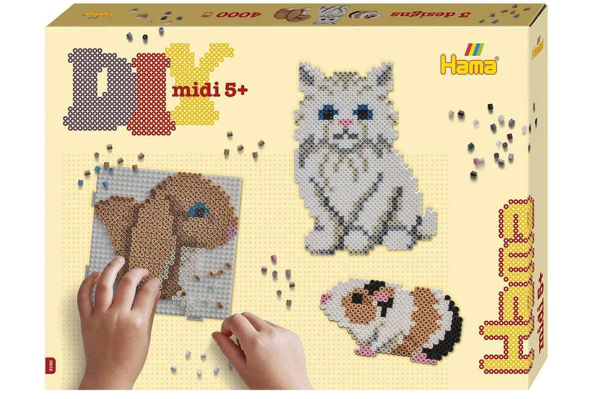 Hama - Midi gift box Pets (383160) - Toys
