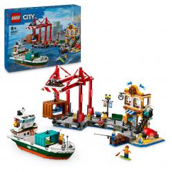 LEGO City - Seaside Harbor with Cargo Ship (60422) - Toys