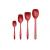 Rosti - NEW Classic kitchen spoons Set of 4 - Red - Home and Kitchen