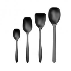 Rosti - NEW Classic kitchen spoons, Set of 4 - Carbon black - Home and Kitchen
