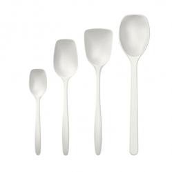 Rosti - NEW Classic kitchen spoons Set of 4 - White - Home and Kitchen