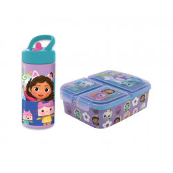 Stor - Lunch Box AND Water Bottle - Gabbys Dollhouse - Toys
