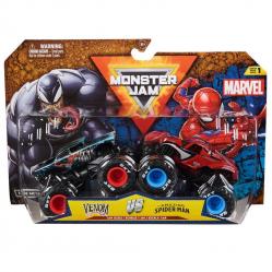 Monster Jam - 1:64 Marvel 2 Pack - Spider Man:Venom (6071942) - Toys