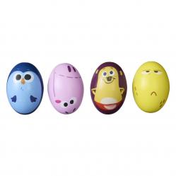 DR - Børste Egg Shaker, 4 Pack (6-24303) - Toys