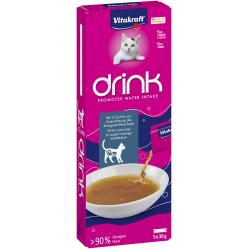 Vitakraft - Drink with Salmon Flavour and L-Carnitine for cats (57983) - Pet Supplies