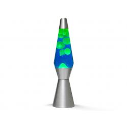 iTotal - Lava Lamp 36 cm - Silver Base, Blue Liquid and White Wax (XL1764) - Toys